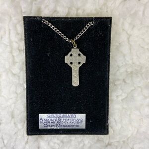 Celtic Gifts High Cross of Bealin with Chain and Original Card